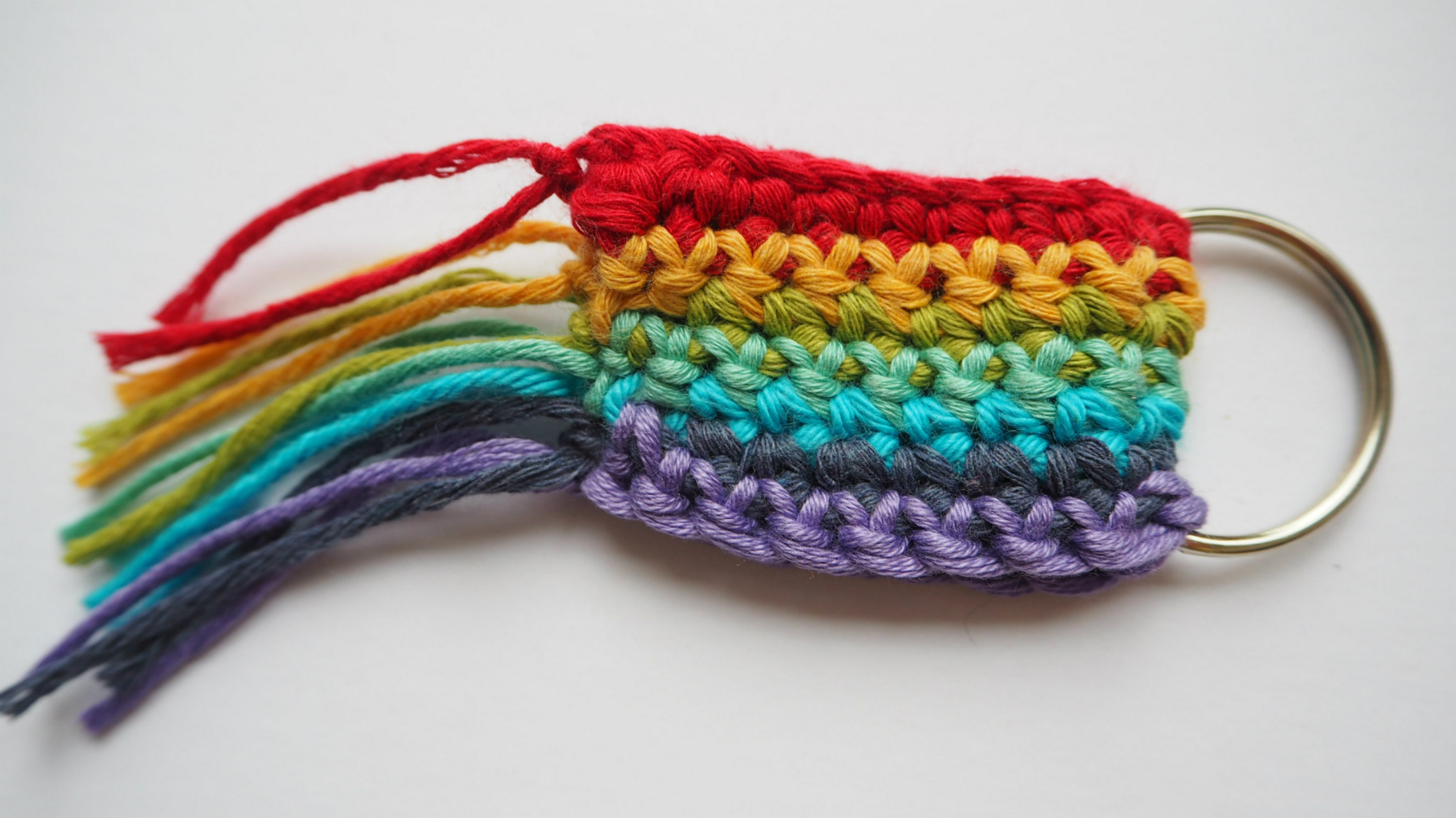 Crochet key ring